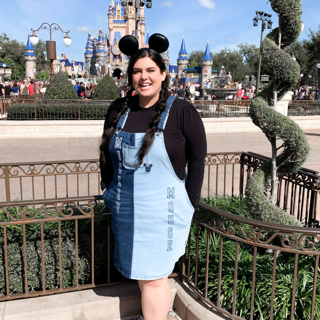 Stephanie, Owner of Hundred Acre Threads at a Disney Park