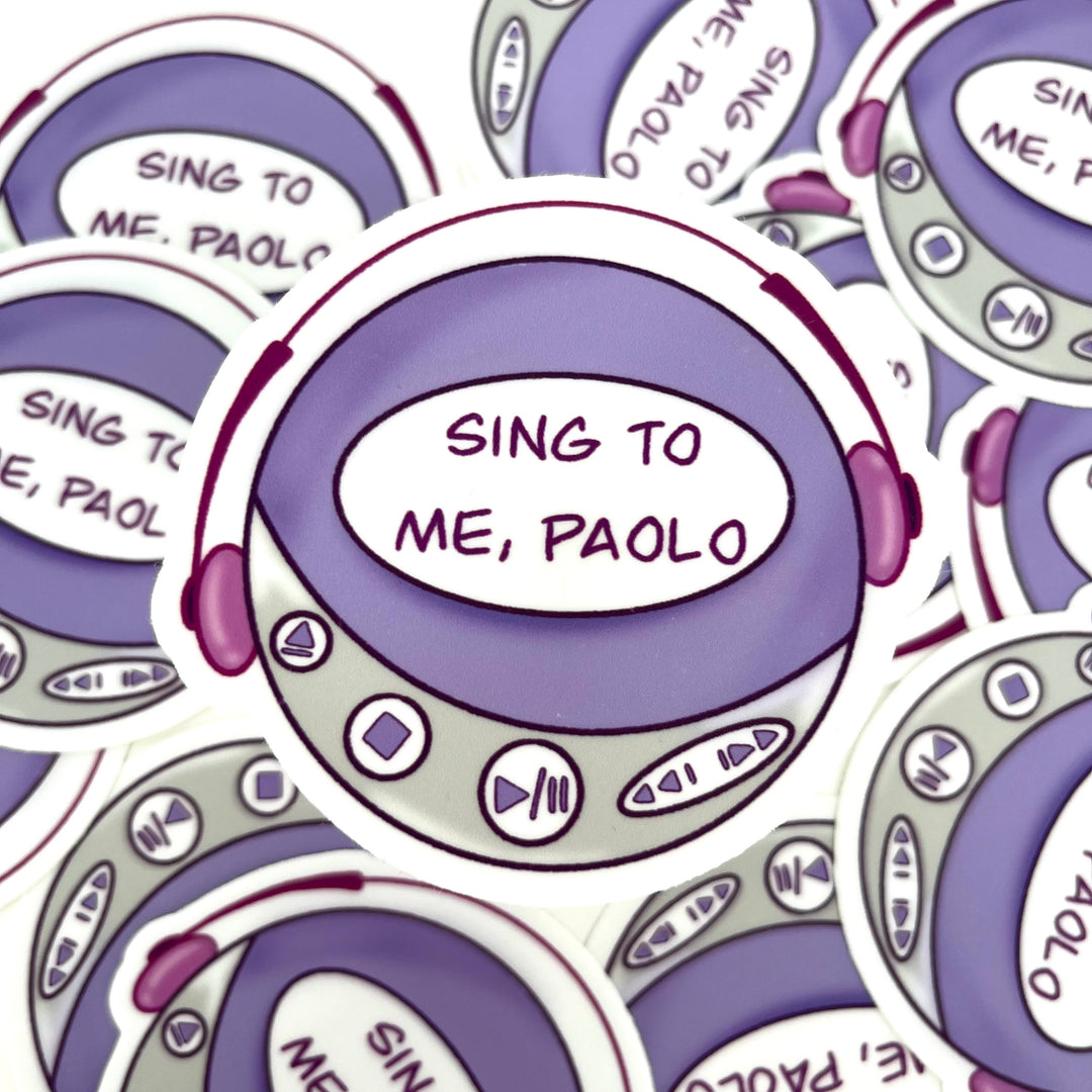 Sing to Me Sticker 3.0" x 2.9"