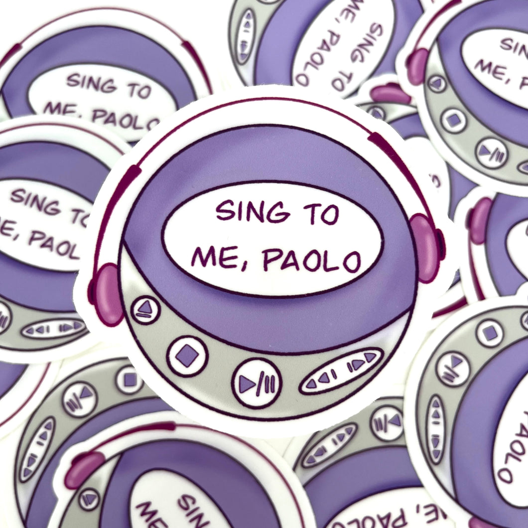 Sing to Me Sticker 3.0