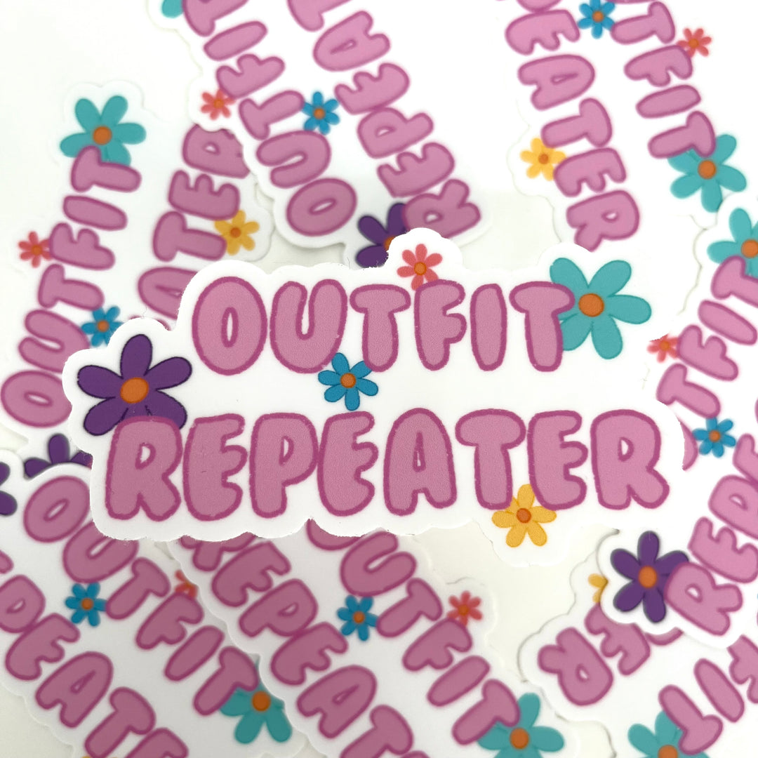 Outfit Repeater Sticker 4.0" x 2.2"