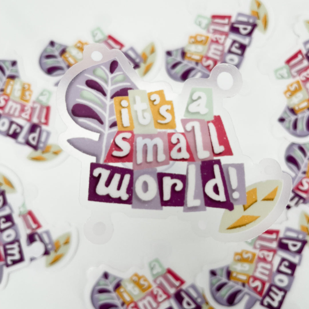 Small World Sticker 3.0" x 2.6"