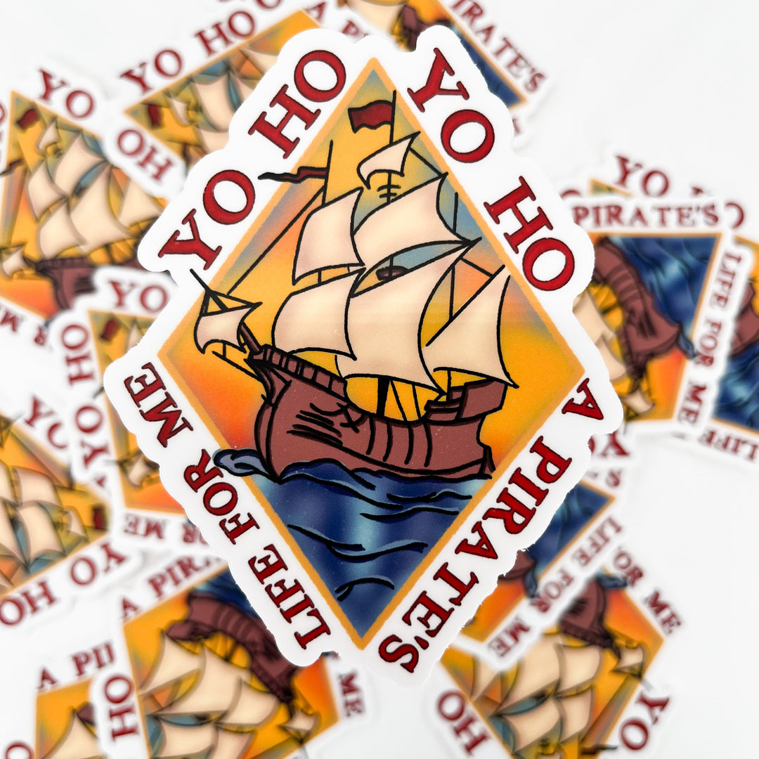 Yo Ho Yo Ho Sticker 3.2" x 4.0"