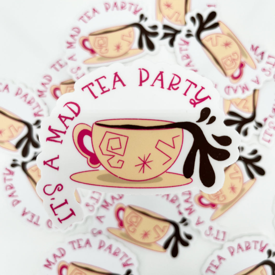 Mad Tea Sticker 3.0