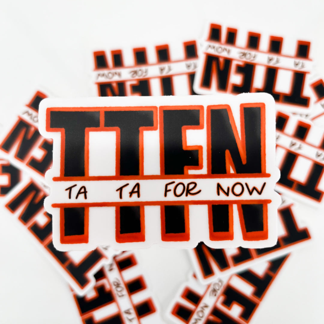 TTFN Sticker 3.0" x 1.9"