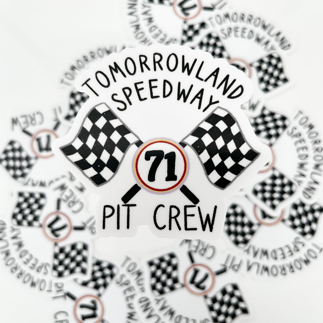 Speedway Sticker 3.0" x 2.7"