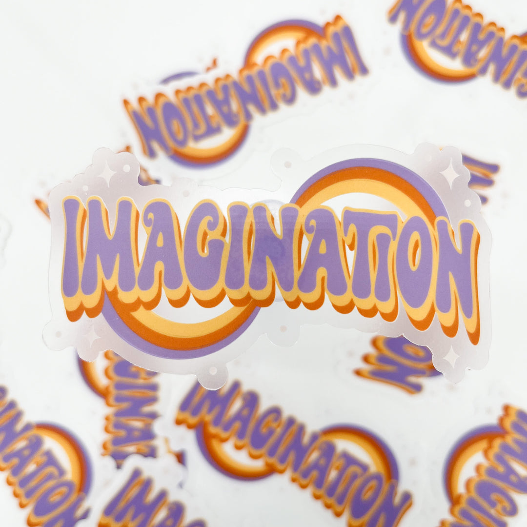 Imagination Sticker 4.0" x 2.2"